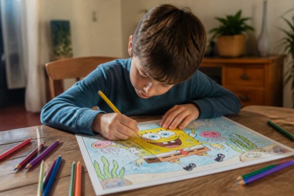 découvrez comment le coloriage avec bob l'éponge peut stimuler le développement des enfants en améliorant leur créativité, leur concentration et leur motricité fine.