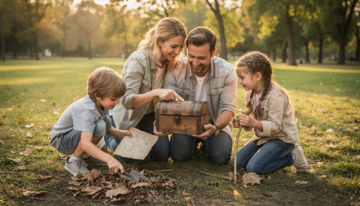 découvrez comment la chasse au trésor peut renforcer les liens familiaux en favorisant la coopération, la communication et le plaisir partagé lors d'activités ludiques en famille.