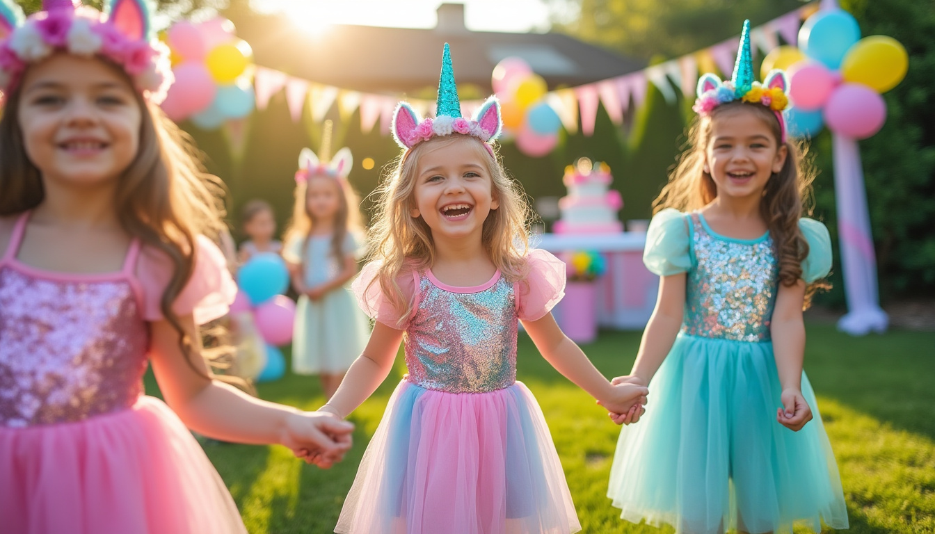 découvrez nos conseils et idées originales pour organiser une fête d'anniversaire licorne inoubliable, pleine de magie et de couleurs, qui enchantera autant les enfants que les adultes !