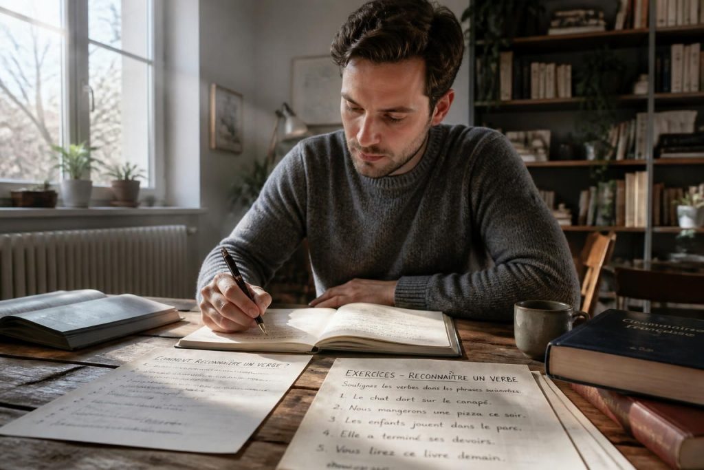 découvrez comment identifier facilement un verbe grâce à des exercices simples et clairs, adaptés à tous les niveaux pour améliorer votre maîtrise de la langue française.