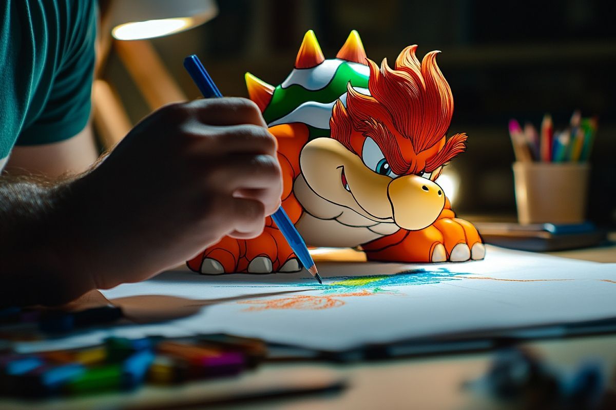 Découvrez des modèles uniques de bowser à colorier pour tous les âges