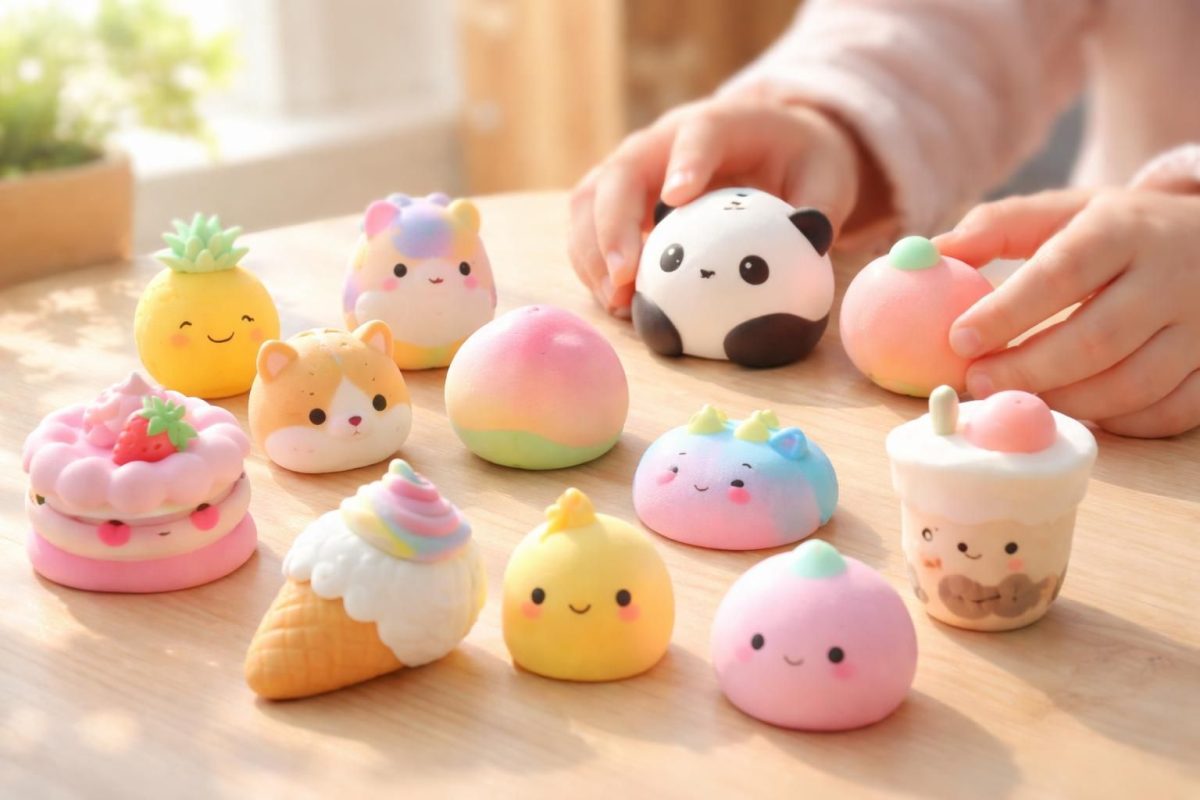 plongez dans l'univers adorable et captivant des squishies miniatures, ces petites douceurs à malaxer qui séduisent par leur charme et leur texture unique.