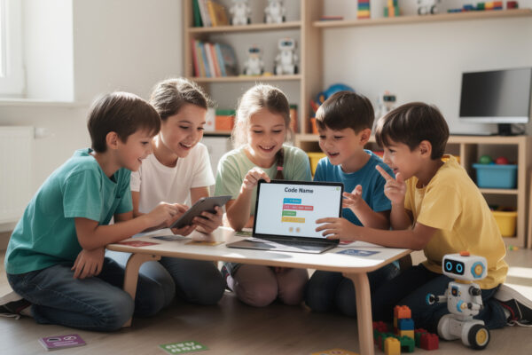 découvrez code name, un jeu éducatif pour enfants qui enseigne la programmation informatique de manière ludique et amusante.
