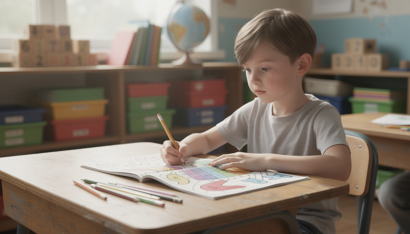 explorez comment le coloriage magique peut rendre l'apprentissage des tables de multiplication de 6 à 9 amusant et efficace pour les enfants.