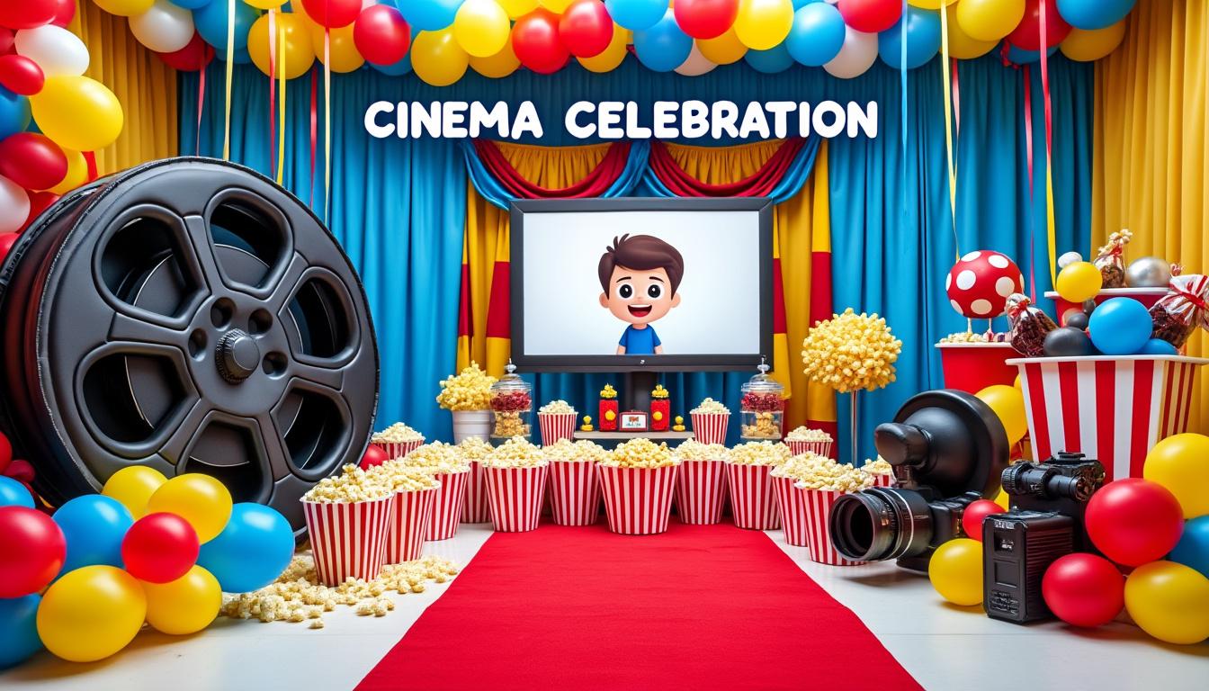 découvrez les accessoires indispensables pour organiser une fête pour enfants réussie au cinéma, alliant fun et convivialité pour un anniversaire inoubliable.