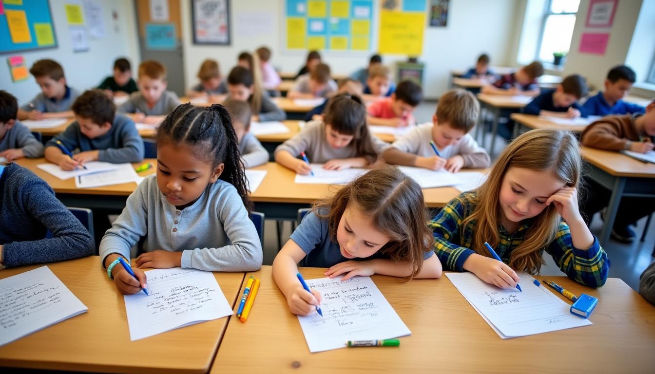 découvrez des sujets de rédaction innovants pour la classe de 4e, corrigés et conformes aux nouveaux programmes scolaires, pour accompagner efficacement vos élèves.