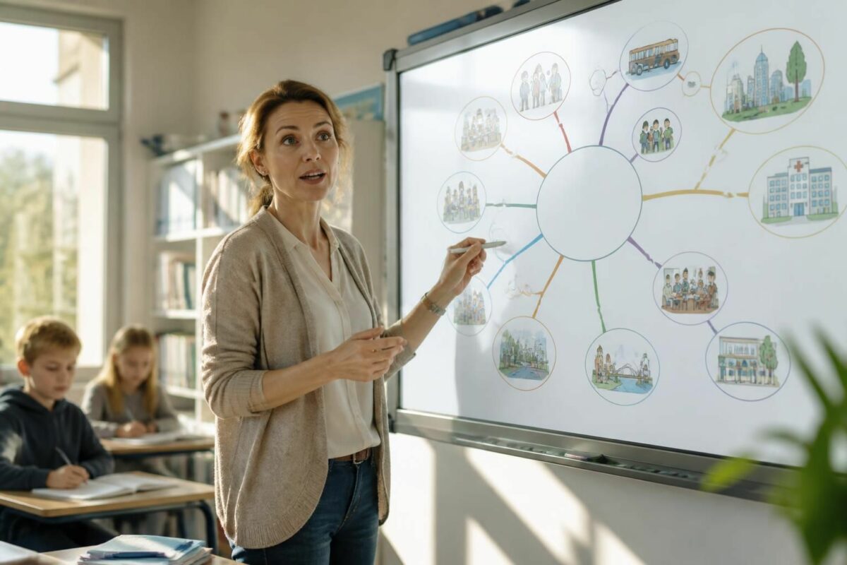 découvrez comment utiliser la carte mentale pour enseigner le thème 'habiter une métropole en 6e', un outil pédagogique essentiel facilitant la compréhension et l'organisation des connaissances.