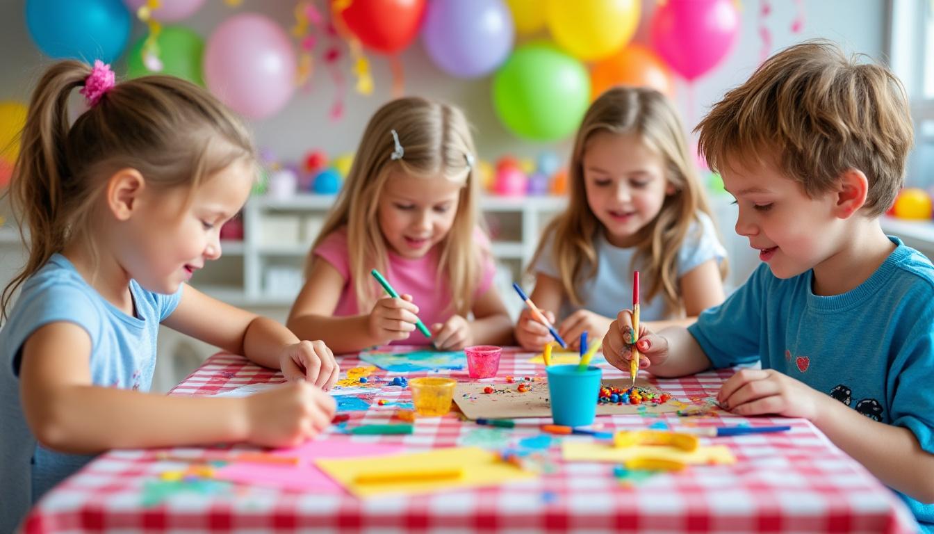 découvrez des idées d'activités amusantes et adaptées pour animer un goûter d'anniversaire d'enfant dans un restaurant, garantissant joie et souvenirs mémorables.