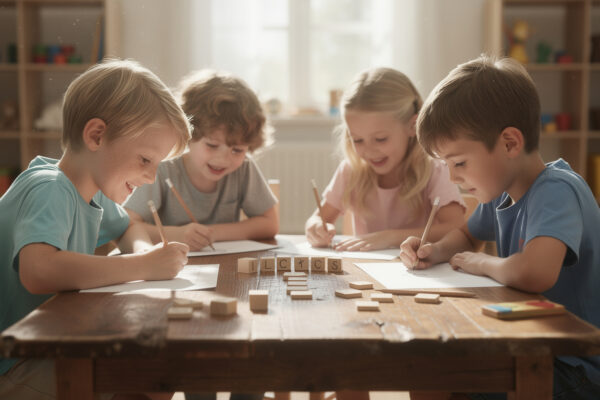 découvrez comment les jeux d'écriture stimulent la créativité des enfants et favorisent leur apprentissage de manière ludique et efficace.