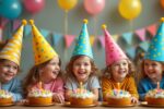 découvrez nos chapeaux d’anniversaire d'enfant pointus, des accessoires colorés et amusants qui apportent joie et fête à tous les âges. parfaits pour égayer chaque célébration d’anniversaire !