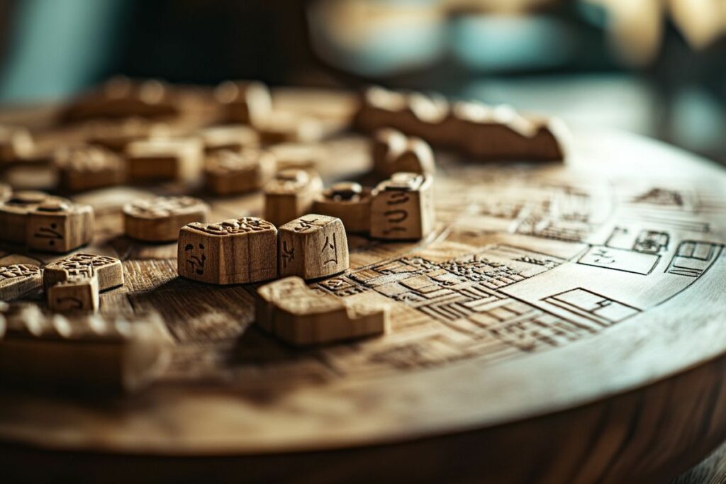 Jeu De Stratégie Troie JEUPLAY – Collection Bois Traditionnel – Rare, Manque 5 Pièces