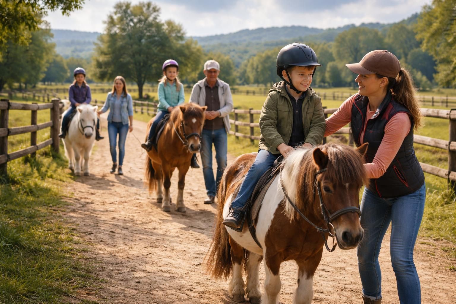 découvrez les leçons d’équitation adaptées à tous les âges au poney ranch d'herbsheim. apprenez à monter à poney dans un cadre convivial et sécurisé, idéal pour les débutants comme pour les cavaliers expérimentés.