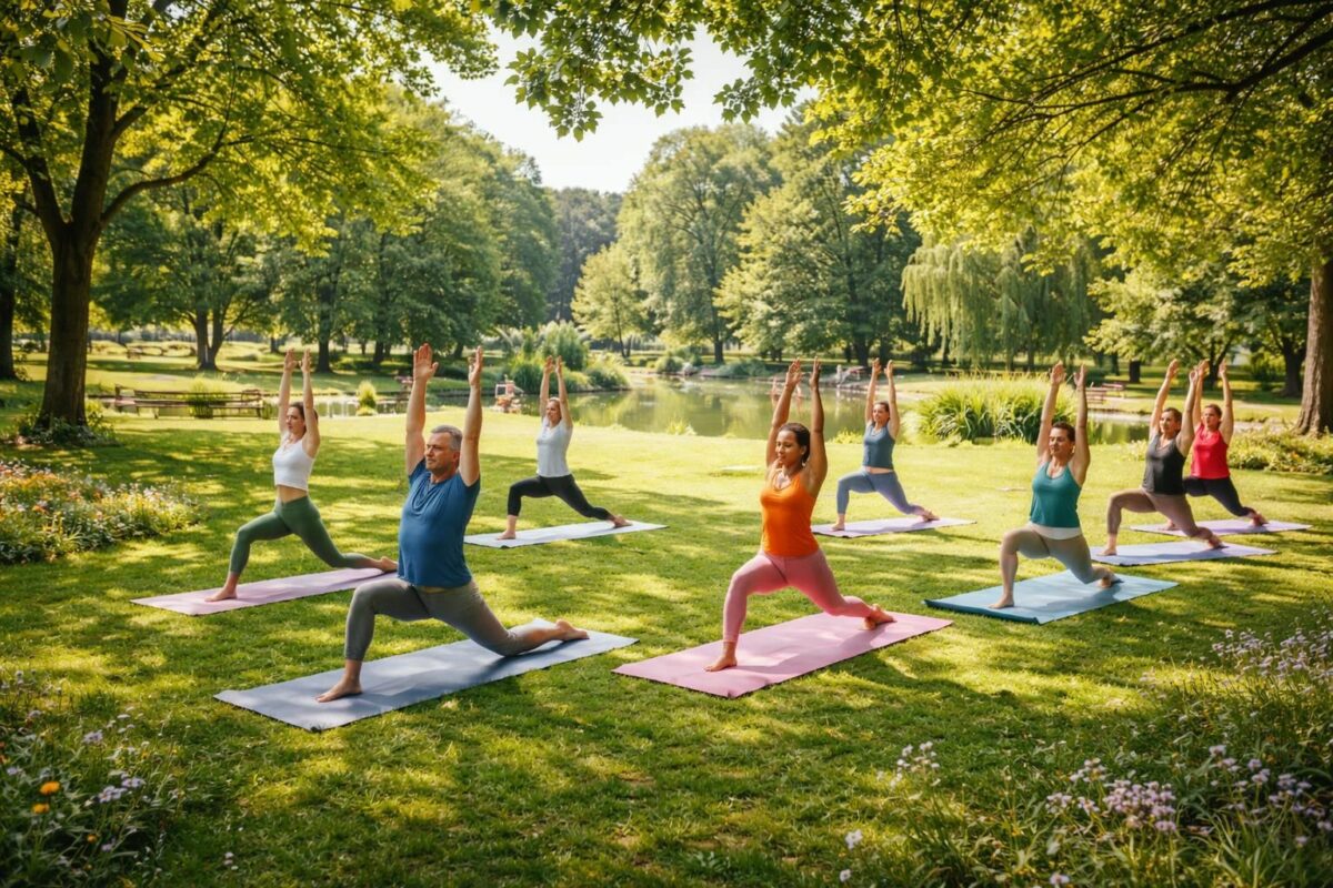 découvrez le parc d'armentières, un lieu paisible et verdoyant parfait pour pratiquer le yoga en plein air, alliant détente, nature et bien-être.