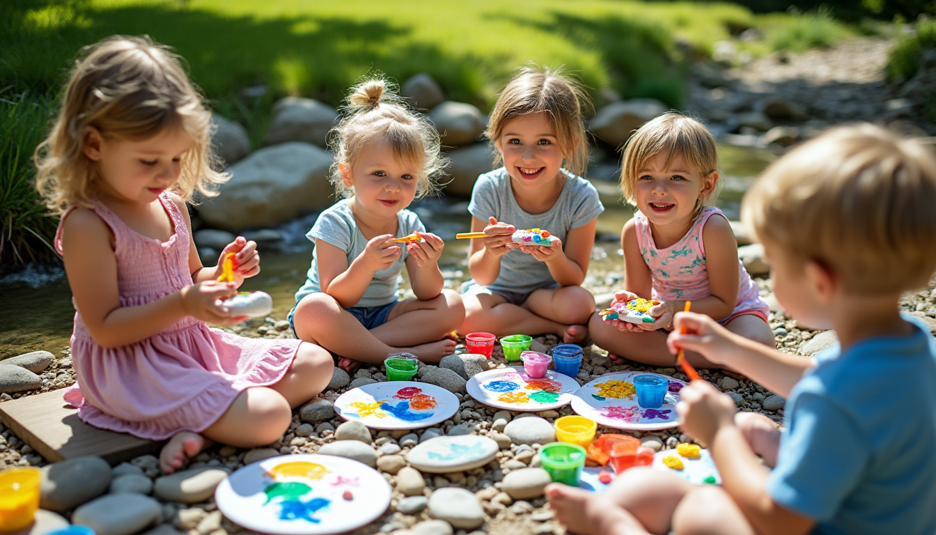 découvrez des idées simples et amusantes de peinture sur galets pour enfants : créez facilement des animaux colorés, parfait pour des activités créatives en famille !