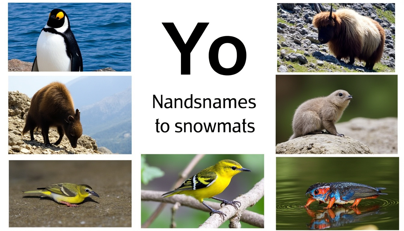 découvrez une liste fascinante d'animaux dont le nom commence par y. plongez dans l’univers animalier et explorez des espèces uniques et surprenantes réunies dans cet article.