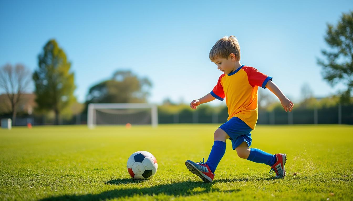 découvrez les avantages d'opter pour un maillot de foot enfant personnalisé pour vos petits sportifs. un vêtement unique leur permet d'exprimer leur personnalité tout en se sentant à l'aise et en confiance sur le terrain. que ce soit pour encourager l'esprit d'équipe ou pour une pratique sportive quotidienne, un maillot personnalisé est le choix parfait pour allier style et performance.