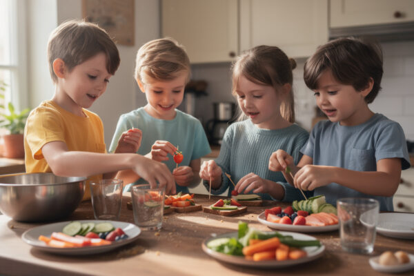 découvrez comment préparer un goûter avec vos enfants peut encourager leur apprentissage en développant leur créativité, leur autonomie et leurs compétences sociales.