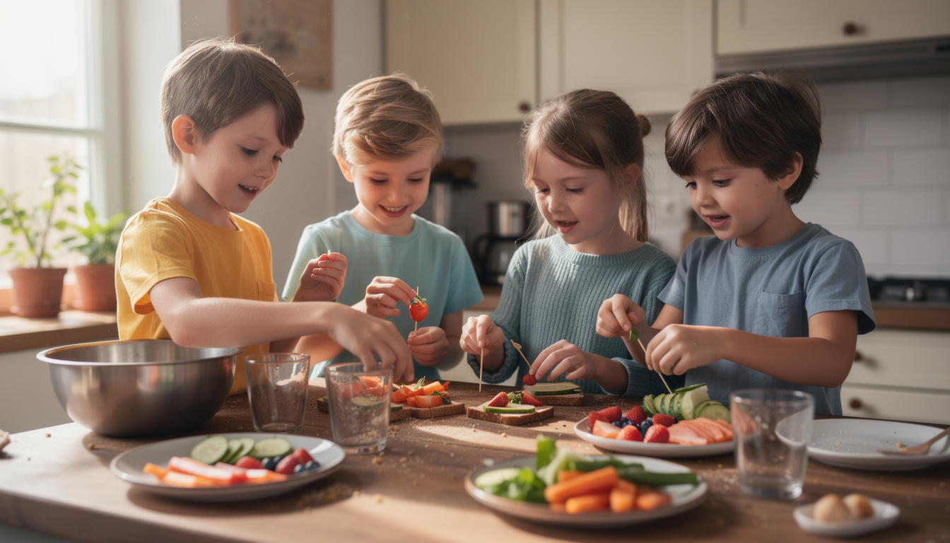 découvrez comment préparer un goûter avec vos enfants peut encourager leur apprentissage en développant leur créativité, leur autonomie et leurs compétences sociales.