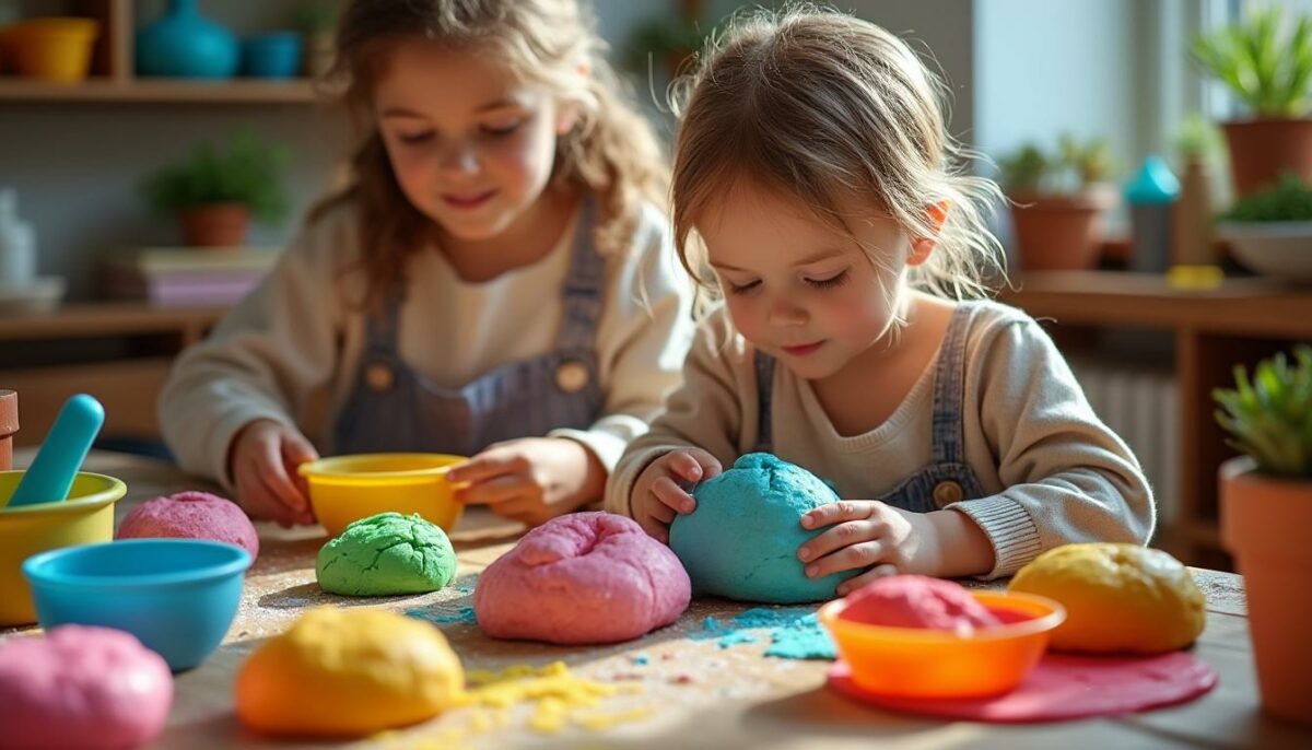 découvrez notre recette facile de pâte à modeler sans cuisson, idéale pour amuser vos enfants ! stimulez leur créativité avec cette activité manuelle amusante et sécurisée. parfait pour des moments fun en famille !