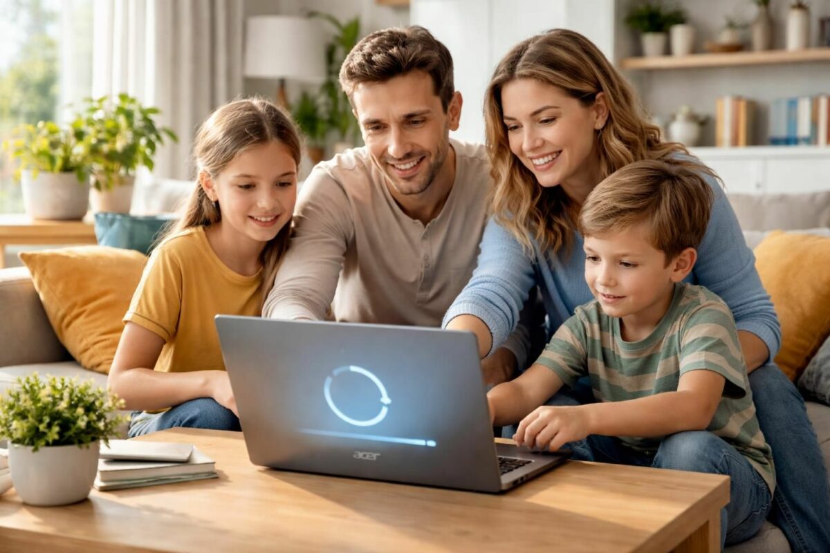 apprenez à réinitialiser facilement un ordinateur acer grâce à ce guide simple, conçu spécialement pour les familles.