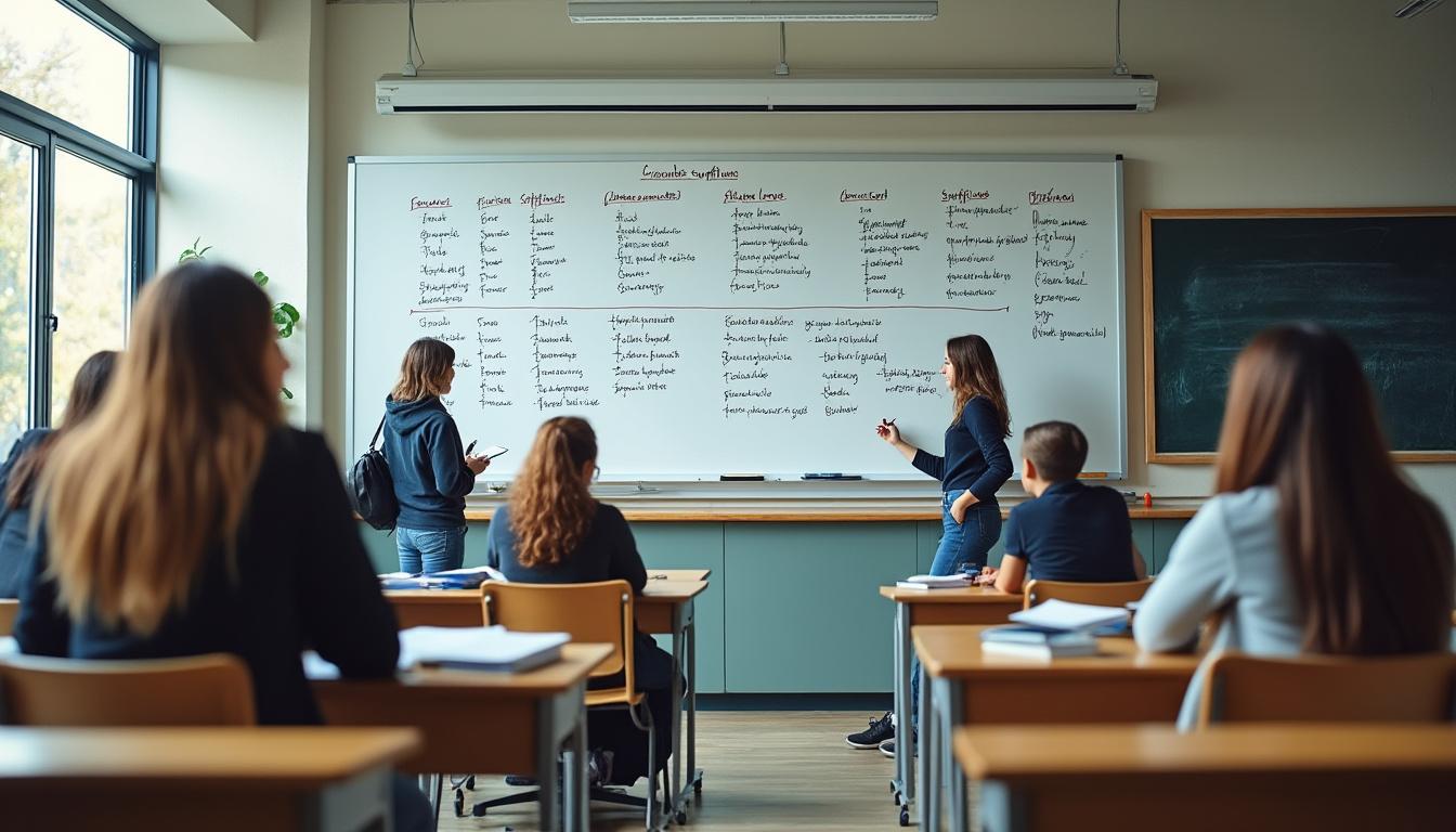 découvrez comment enrichir facilement votre vocabulaire grâce à notre tableau des suffixes. apprenez à former de nouveaux mots et à améliorer votre maîtrise du français en un coup d'œil !