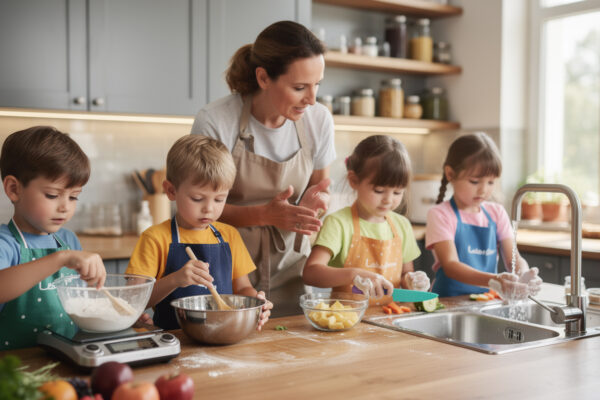 découvrez comment un atelier cuisine pour enfants encourage l'apprentissage ludique des bonnes pratiques culinaires, développe leur autonomie et éveille leur goût dès le plus jeune âge.
