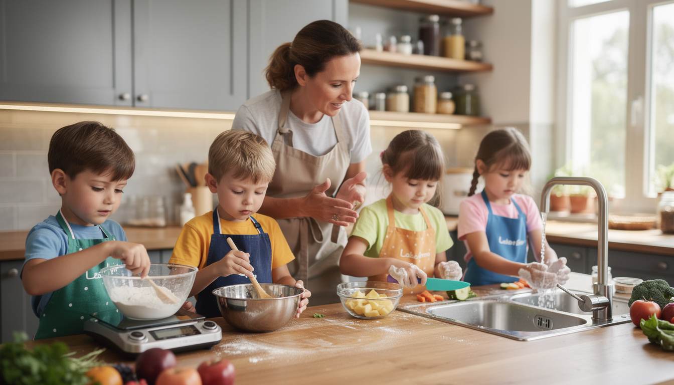 découvrez comment un atelier cuisine pour enfants encourage l'apprentissage ludique des bonnes pratiques culinaires, développe leur autonomie et éveille leur goût dès le plus jeune âge.