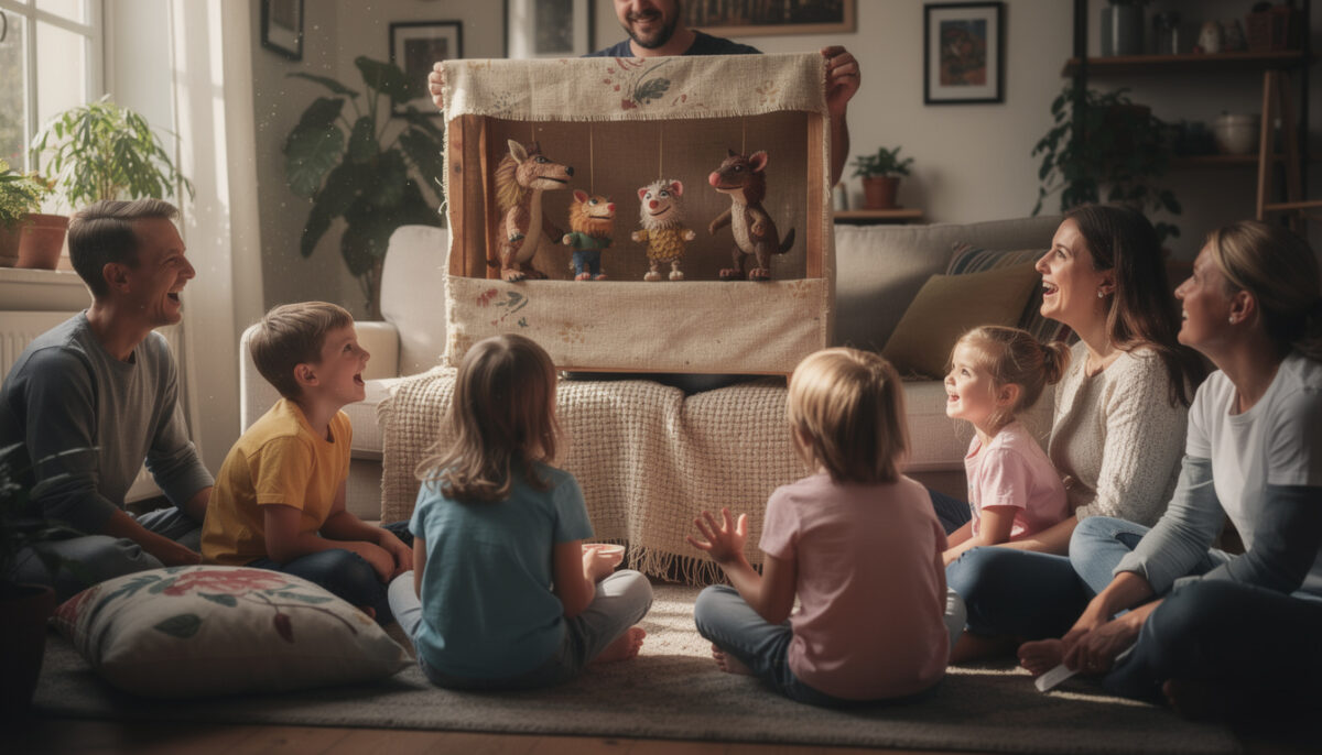 découvrez pourquoi un spectacle de marionnettes maison est l'animation idéale pour rendre une fête d'anniversaire inoubliable et captivante pour les enfants.