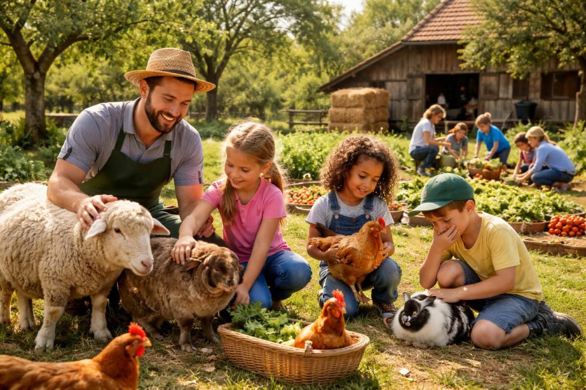 découvrez une journée inoubliable à la ferme pédagogique de lyon avec des activités ludiques et éducatives pour toute la famille, entre rencontres avec les animaux et découvertes de la nature.