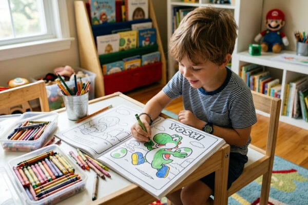 coloriage de Yoshi