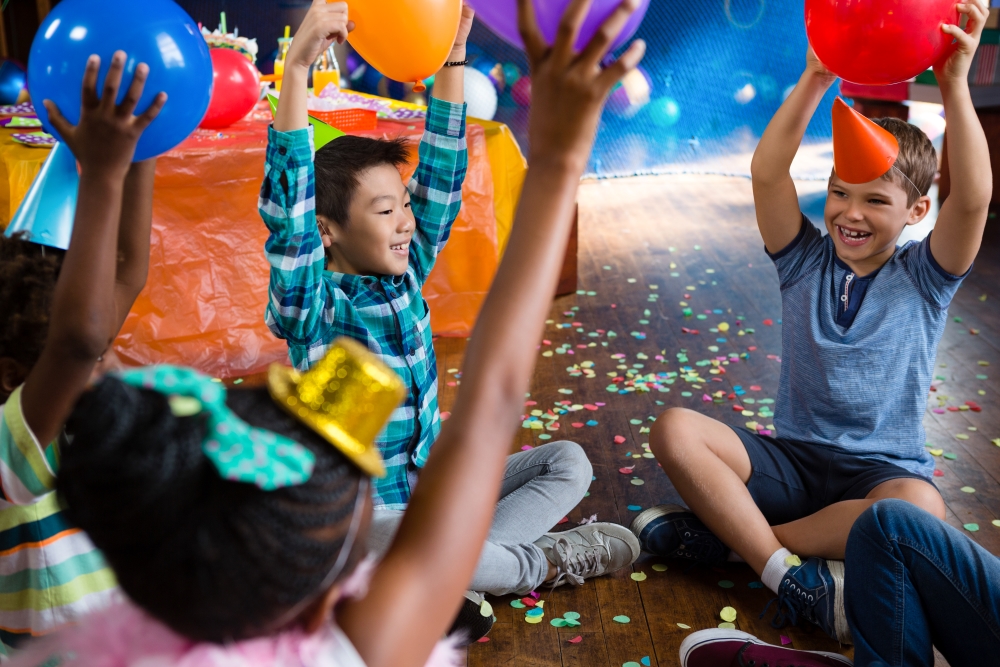 enfants ballon