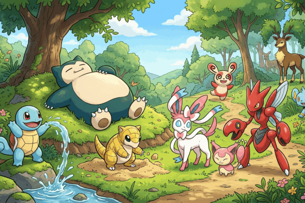 personnage de Pokémon en S